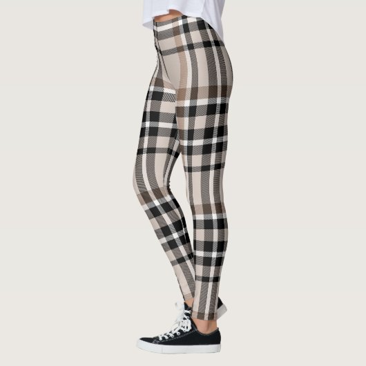 Leggings Plaid beige (Gauche)