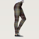 Leggings Plaid Brown classique (Droite)