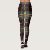 Leggings Plaid Brown classique (Dos)
