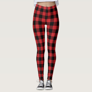 Leggings Plaid Buffalo
