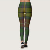 Leggings Plaid de clan de tartan de Buchanan (Dos)