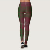 Leggings Plaid de clan de tartan de Crawford (Dos)