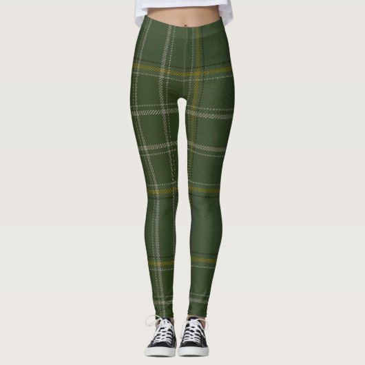 Leggings Plaid de clan de tartan de Currie (Devant)