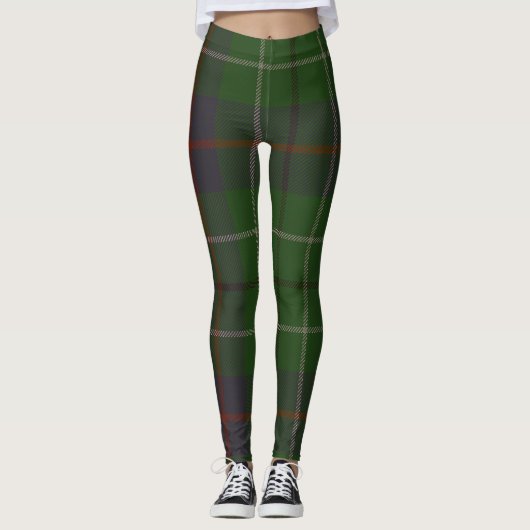 Leggings Plaid de clan de tartan de Duncan (Devant)