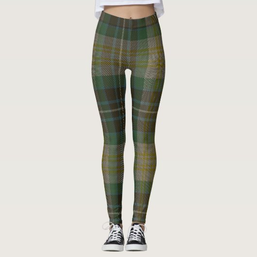 Leggings Plaid de clan de tartan de Fitzpatrick (Devant)