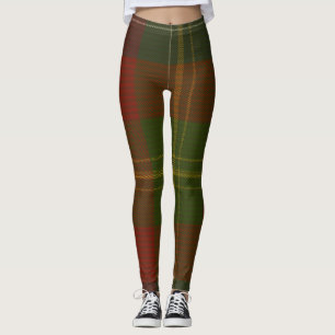 Leggings Plaid de clan de tartan de Forrester