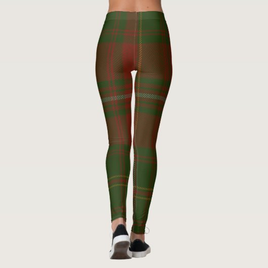 Leggings Plaid de clan de tartan de Hayes (Dos)
