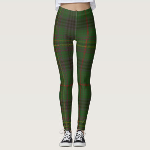 Leggings Plaid de clan de tartan de Kennedy