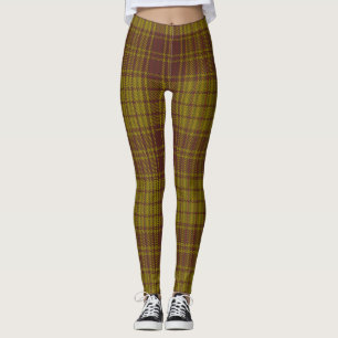 Leggings Plaid de clan de tartan de MacMillan