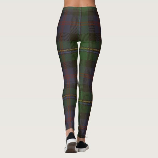 Leggings Plaid de clan de tartan de Malcolm (Dos)