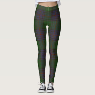 Leggings Plaid de clan de tartan de Shaw