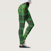 Leggings Plaid de tartan de shamrocks de parties (Droite)