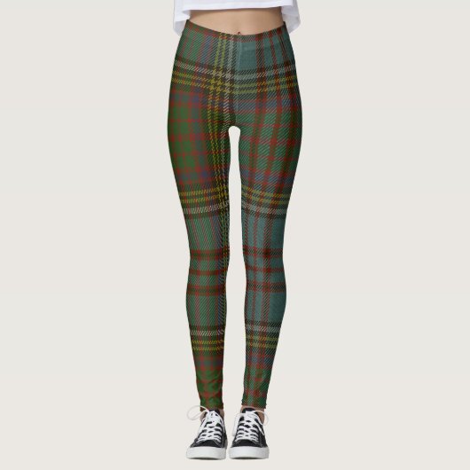 Leggings Plaid de tartan écossais d'Anderson (Devant)