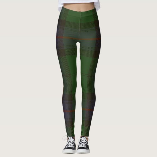 Leggings Plaid de tartan écossais d'Armstrong (Devant)