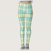 Leggings Plaid en pastel (Devant)