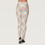 Leggings Plaid en pastel de rayure (Dos)