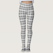 Leggings Plaid gris (Devant)