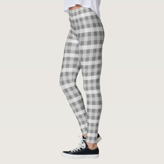 Leggings Plaid gris (Gauche)