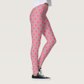 Leggings Plaid, gris et rose (Droite)