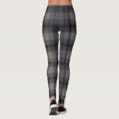 Leggings Plaid gris foncé (Dos)
