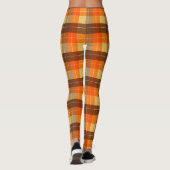 Leggings Plaid Inspiré Automne (Dos)