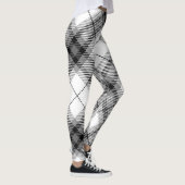 Leggings Plaid noir et blanc (Droite)