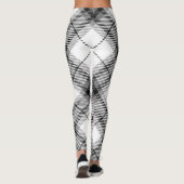 Leggings Plaid noir et blanc (Dos)