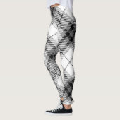Leggings Plaid noir et blanc (Gauche)