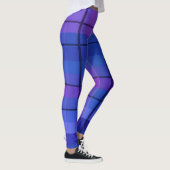 Leggings Plaid Noir Et Bleu (Droite)