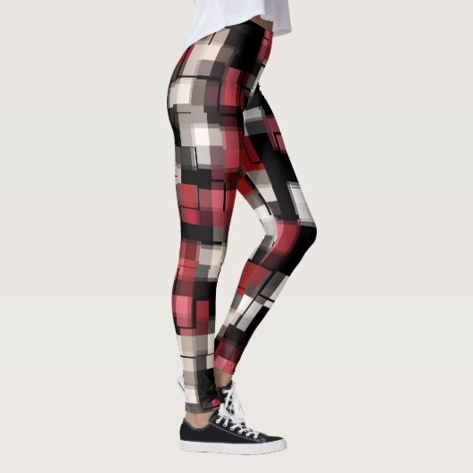 Leggings Plaid noir noir (Droite)