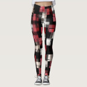 Leggings Plaid noir noir (Devant)