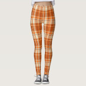 Leggings Plaid orange (Devant)