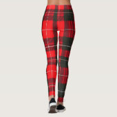 Leggings Plaid Rouge traditionnel Tartan Collection tendanc (Dos)