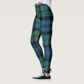 Leggings Plaid Rustic Classic Green Campbell Tartan (Gauche)