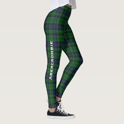Leggings Plaid Tartan Personnalisés Abercrombie (Droite)