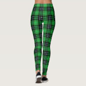 Leggings Plaid Tartan Vert (Dos)