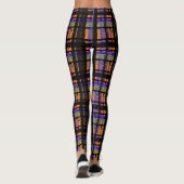 Leggings Plaid Tourbillon Épouvantable d'Halloween (Dos)