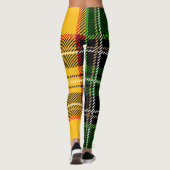 Leggings Plaid vert (Dos)