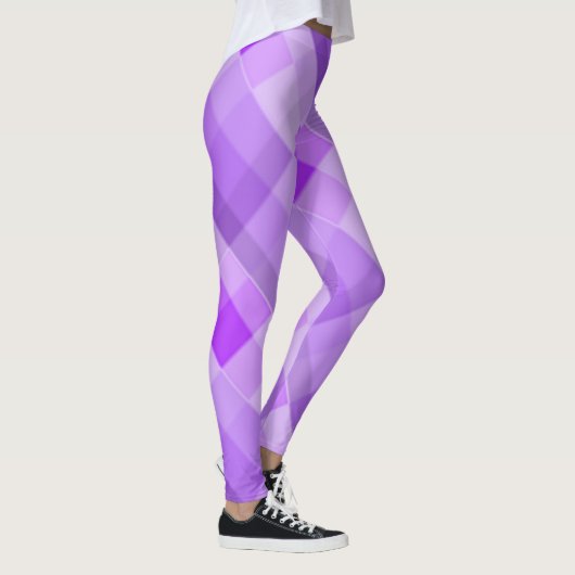 Leggings Plaid violet (Droite)