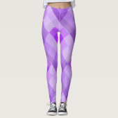 Leggings Plaid violet (Devant)