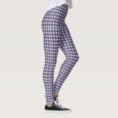 Leggings Plaid Violet pour femmes (Droite)