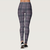 Leggings Plaids écossais pourpres (Dos)