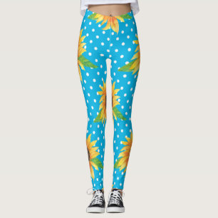 Leggings Plaine de tournesol