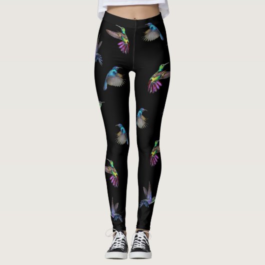 Leggings Plaisir d'oiseau de ronflement - customisez-le - (Devant)