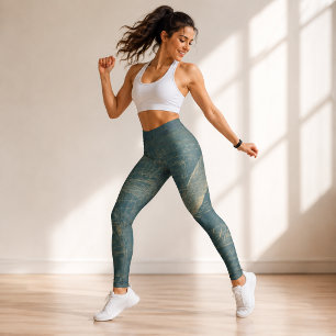 Leggings Plan de la Liberté Vintage Esquisse de Brevet Amér