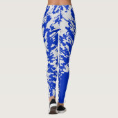 Leggings Planche de pattes bleues (Dos)
