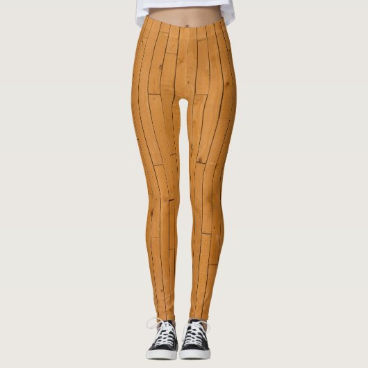 Leggings Plancher en bois (Devant)