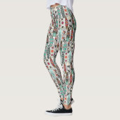 Leggings planches de surf blanc (Gauche)