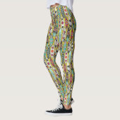 Leggings planches de surf chartreuse (Gauche)