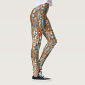 Leggings planches de surf orange (Droite)